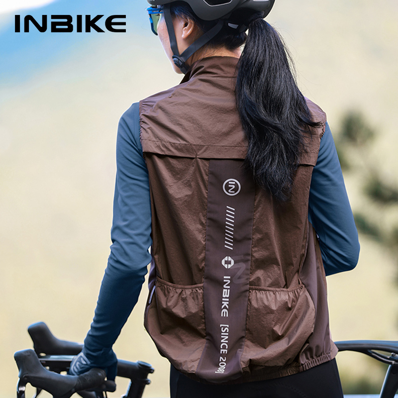 Reflective Vest Cycling - INBIKE kadın bisiklet yelek kolsuz koşu