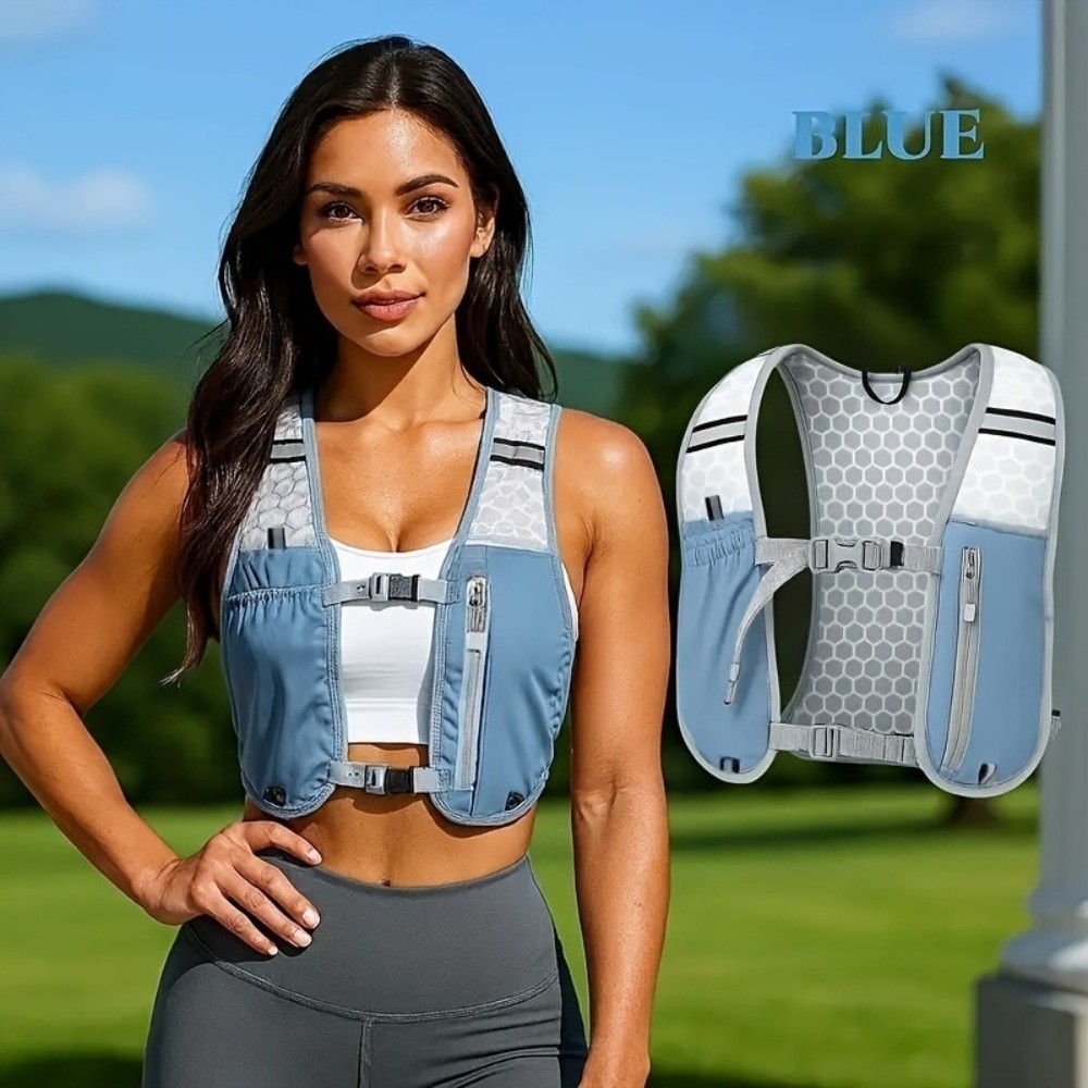 Reflective Vest Cycling - Su geçirmez Naylon Koşu Su Şişesi