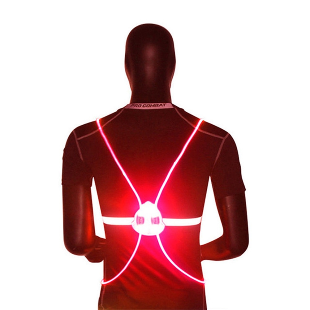 Reflective Vest Cycling - Açık Hava 360 Derece Yansıtıcı LED