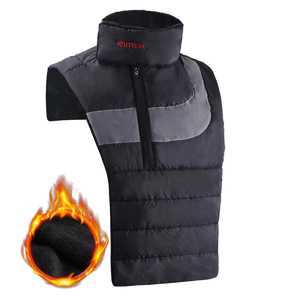 Reflective Vest Cycling - Kışlık Motosiklet Boyun Koruyucu Yelek, Ayarlanabilir