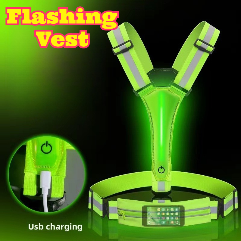 LED Parlayan Yansıtıcı Yelek Y - Reflective Vest Cycling incelemesi ve fiyatı