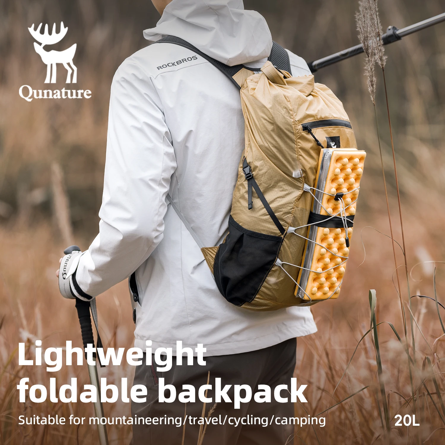 Qunature 20L Katlanır Sırt Çan - Cycling Commuter Backpack incelemesi ve fiyatı